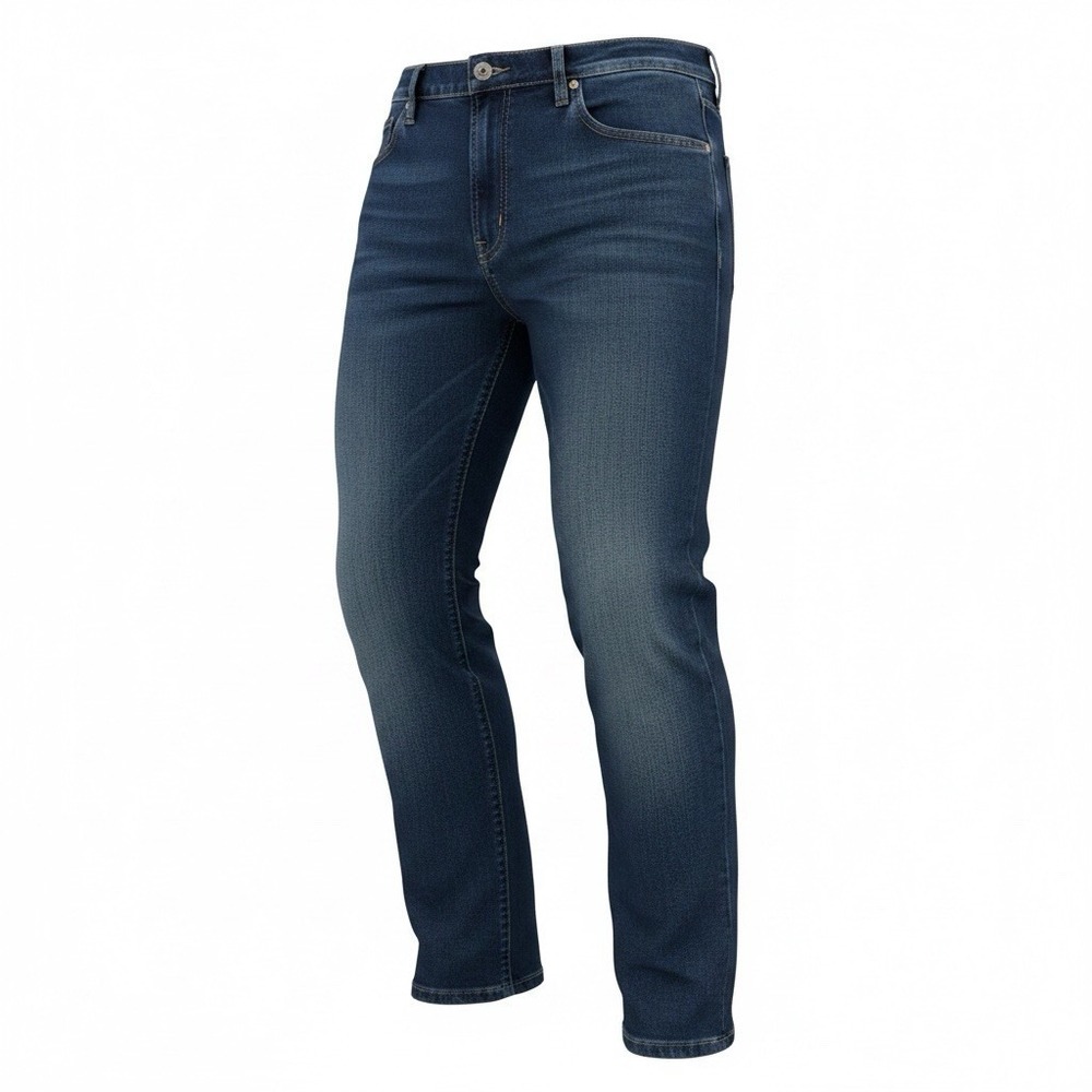 Wrangler Mens Blue Jeans 40x30 Athletic Fit Straight Leg Dark Wash Denim